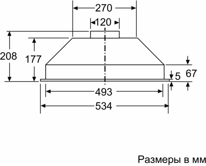 Товар Встраиваемая вытяжка Bosch DLN52AA70 VSK2321324