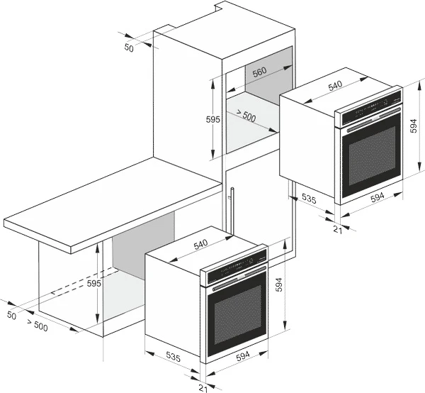 Товар Газовый духовой шкаф Kaiser EG 6372 VSK2245009