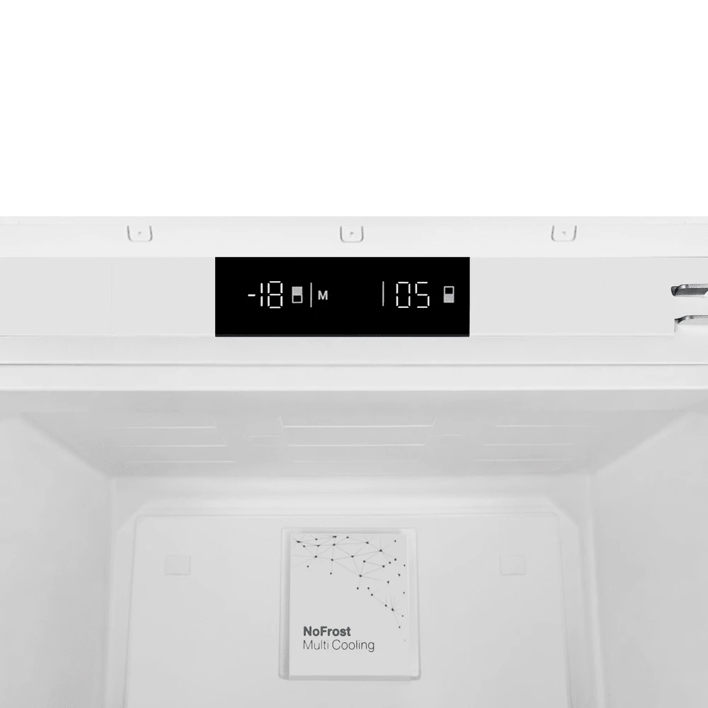 Товар Встраиваемый двухкамерный холодильник Maunfeld MBF1776NFWGR VSK2327092