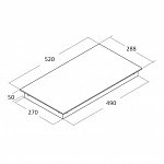 Варочная панель домино Akpo PKA 309005K BL VSK2297100 фото