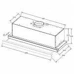 Встраиваемая вытяжка Korting KHP 9815 GB VSK2246999 фото