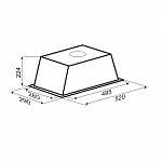 Встраиваемая вытяжка Zigmund & Shtain K 012.5 W VSK2270290 фото