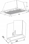 Встраиваемая вытяжка Korting KHI 6530 W VSK2157527 фото