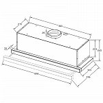 Встраиваемая вытяжка Korting KHP 9815 GB VSK2246999 фото