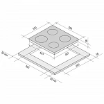 Варочная панель Krona VENTO 60 BL VSK2244838 фото