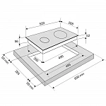 Варочная панель домино Krona Remo 30 BL VSK2273700 фото
