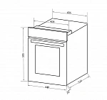 Компактный духовой шкаф Homsair OES456BK VSK2245513 фото