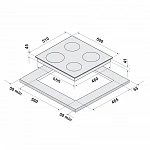 Варочная панель Krona Luna 60 BL/S K VSK2282843 фото
