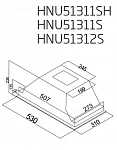 Встраиваемая вытяжка Beko HNU51311SH VSK2321445 фото
