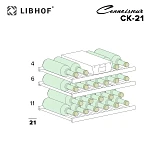 Встраиваемый винный холодильник Libhof CK-21 Black VSK2299371 фото