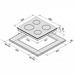 Варочная панель Krona Edel 60 BL TK VSK2305080 фото