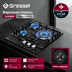 Варочная панель из закаленного стекла Gressel U45H35S001 VSK2307453 фото