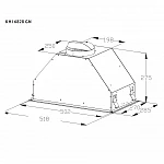 Встраиваемая вытяжка Korting KHI 6828 GN VSK2300584 фото