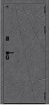 Дверь Браво Граффити-5/SBlack Slate Art/Look Art/Букле черное DIS007585 фото